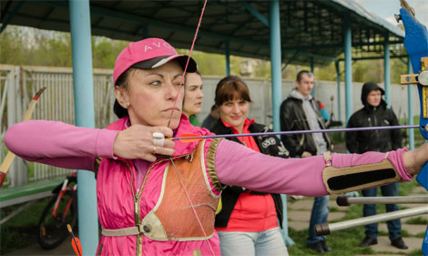Наша золотая лучница Альшаева Татьяна Альшаева